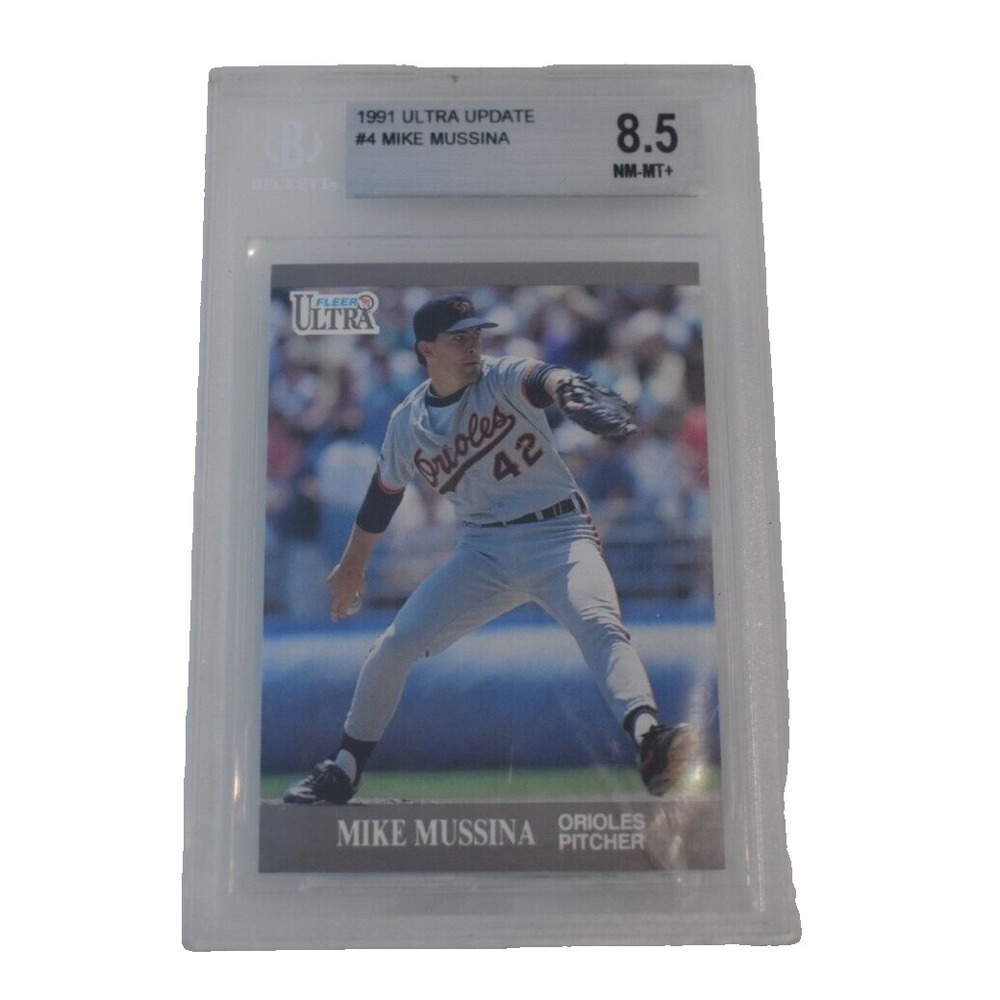 1991 Fleer Ultra Update Mike Mussina (HOF) (Rookie Card) (#U-4) BGS 8.5 NM-MT+